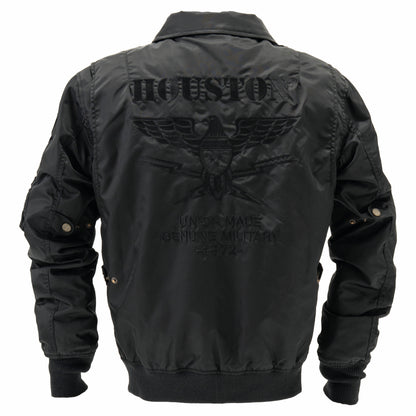 HTVA-2546W CWU-45/P BLACK KNIGHTS M/C NYLON JACKET