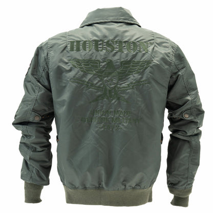 HTVA-2546W CWU-45/P BLACK KNIGHTS M/C NYLON JACKET