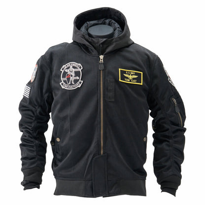 HTVA-2621S MA-1 BLACK KNIGHTS MESH M/C JAC