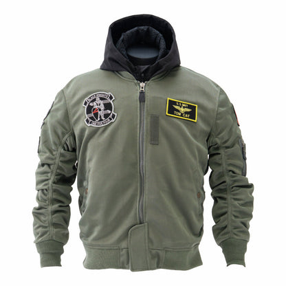 HTVA-2621S MA-1 BLACK KNIGHTS MESH M/C JAC