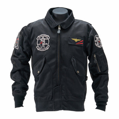 HTVA-2637S CWU-36/P BLACK KNIGHTS M/C MESH JACKET
